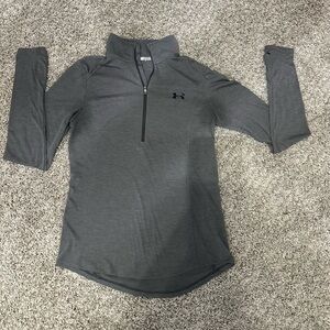 Under Armour  Charcoal Quarter-Zip Sweatshirt